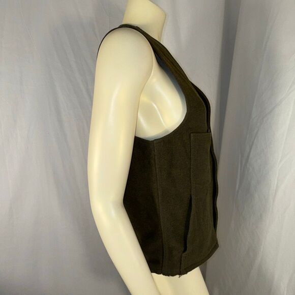 Vintage Filson Mackinaw Wool Vest Made in USA 100% Virgin Wool Hunting Outdoor W - Picture 8 of 13
